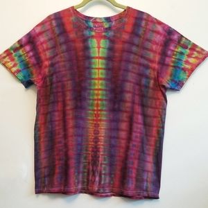 Men's L, One-of-a-kind Hand tied and dyed T-shirt
